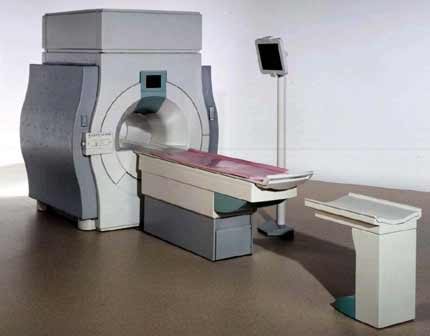 Photo of magnetic resonance imaging MRI equipment